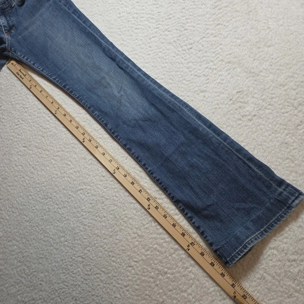 AG Adriano Goldschmied Bootcut Low Rise The Angel Jeans Size 26R Medium Wash - Picture 4 of 7